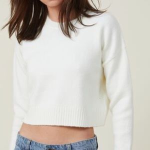 Cotton-on white sweater